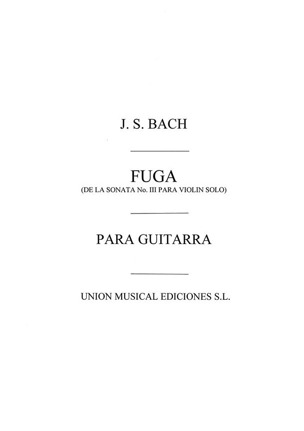 Fuga De La Sonata 3 (Diaz Cano) Guitar