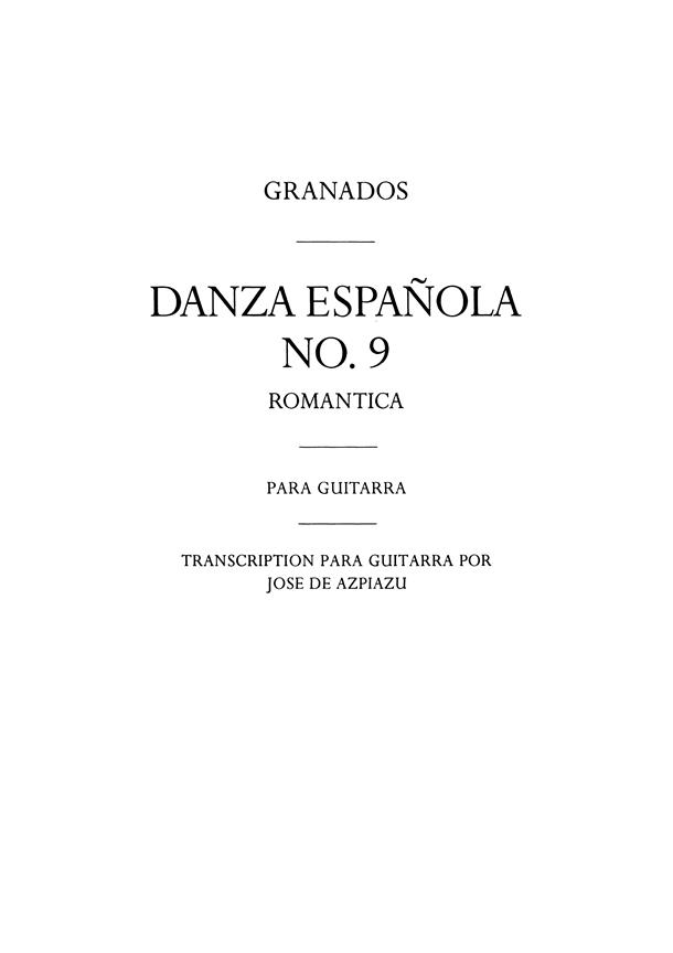 Danza Espanola No.9