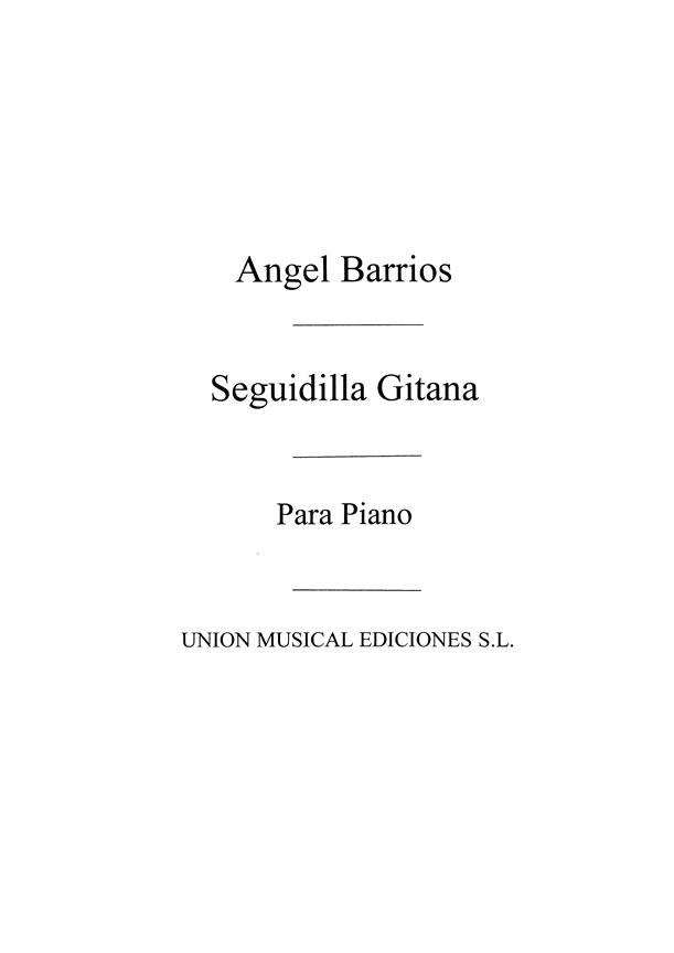Seguidilla Gitana Suite For Piano