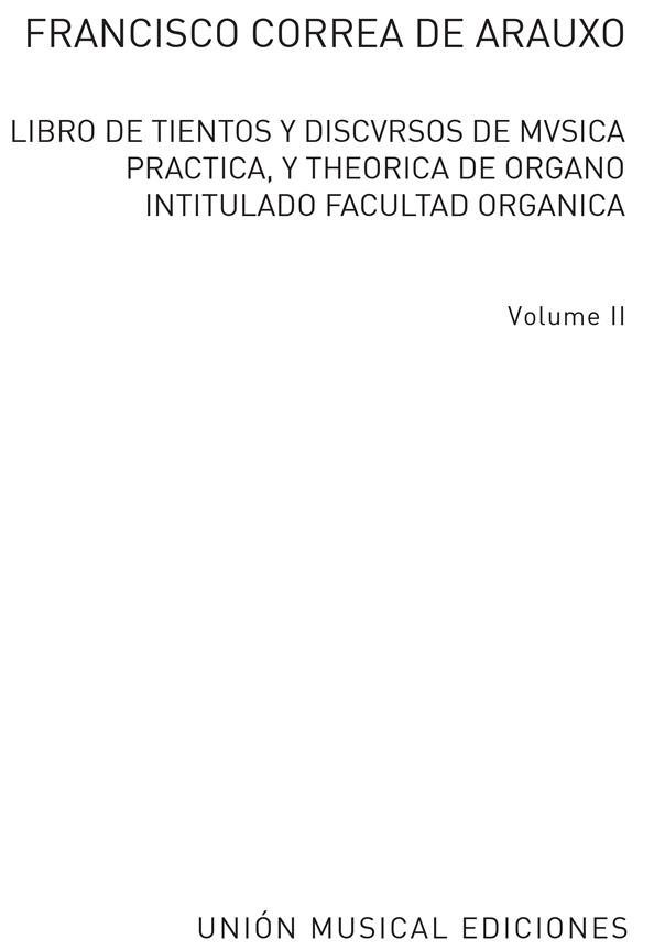 Libro De Tientos Vol.2