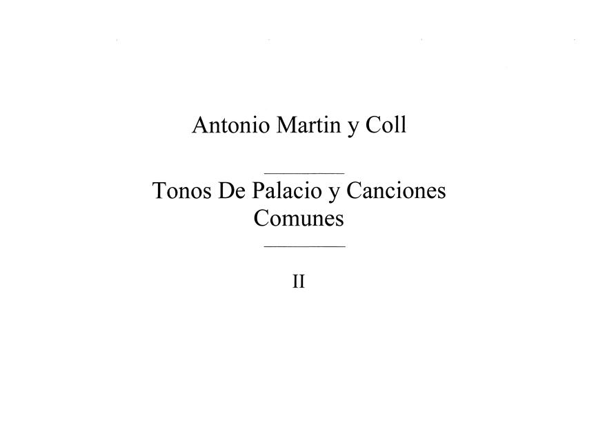 Goll: Tonos De Palacio Vol.2