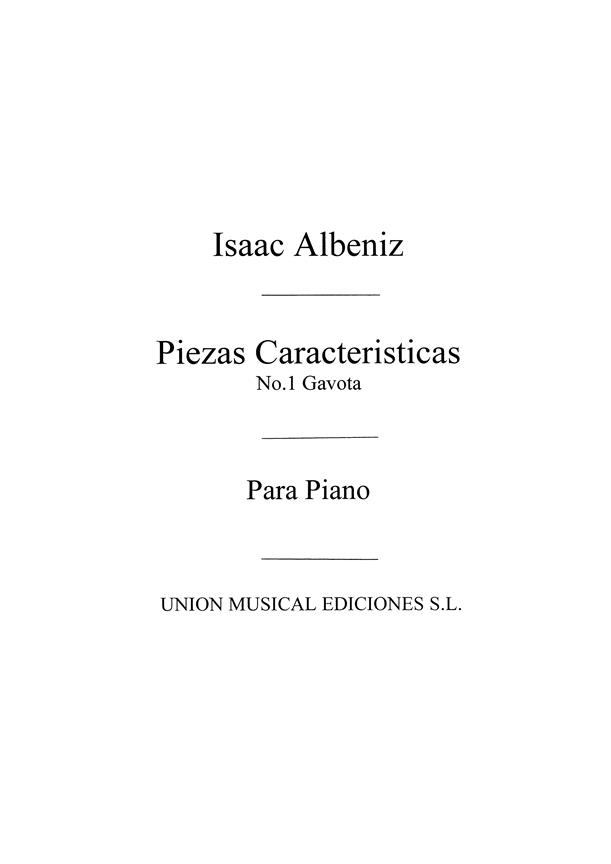 Gavota No.1 From Piezas Caracteristicas Op.92