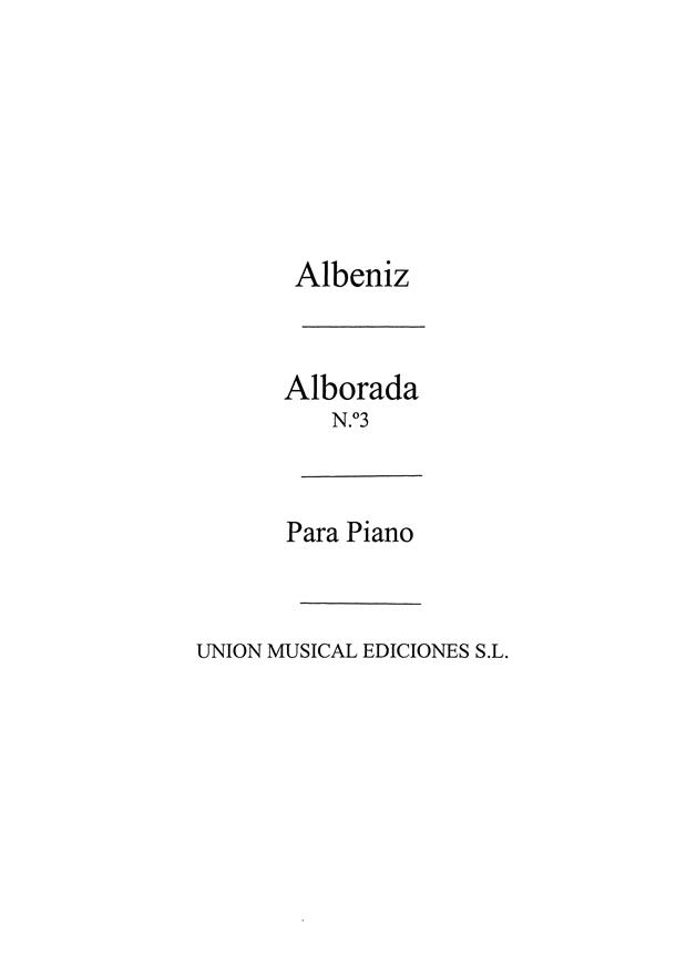 Alborada No.3 From Recuerdos De Viaje Op.71