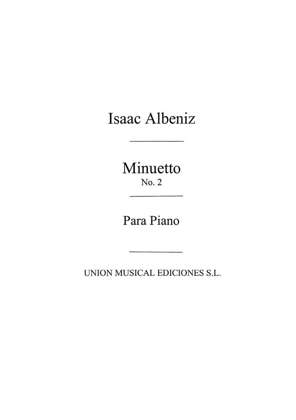 Minueto No.2 From Suite Ancienne Op.54 For Piano