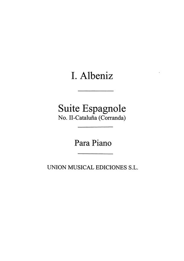 Cataluna Corranda No.2 From Suite Espanola Op.47