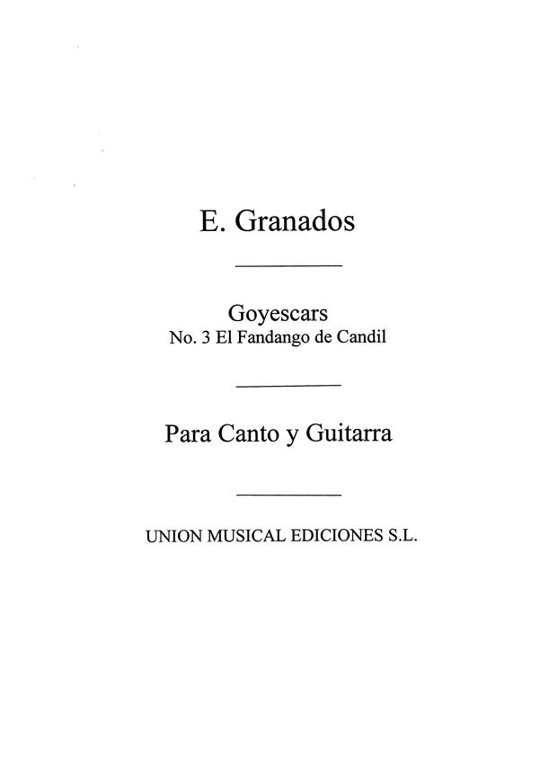 El Fandango Del Candil No.3 From Goyescas