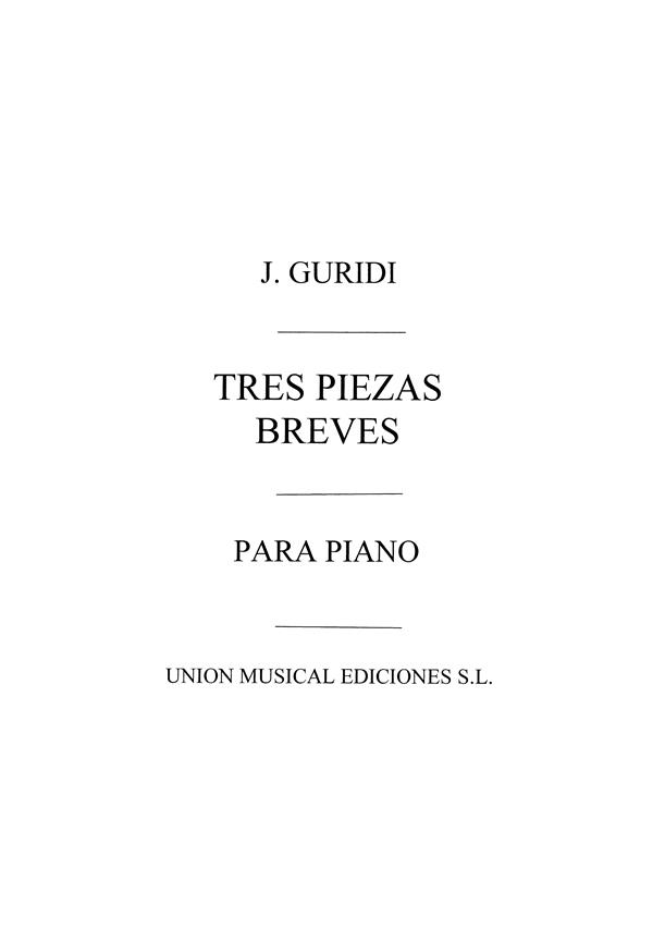 Tres Piezas Breves Piano