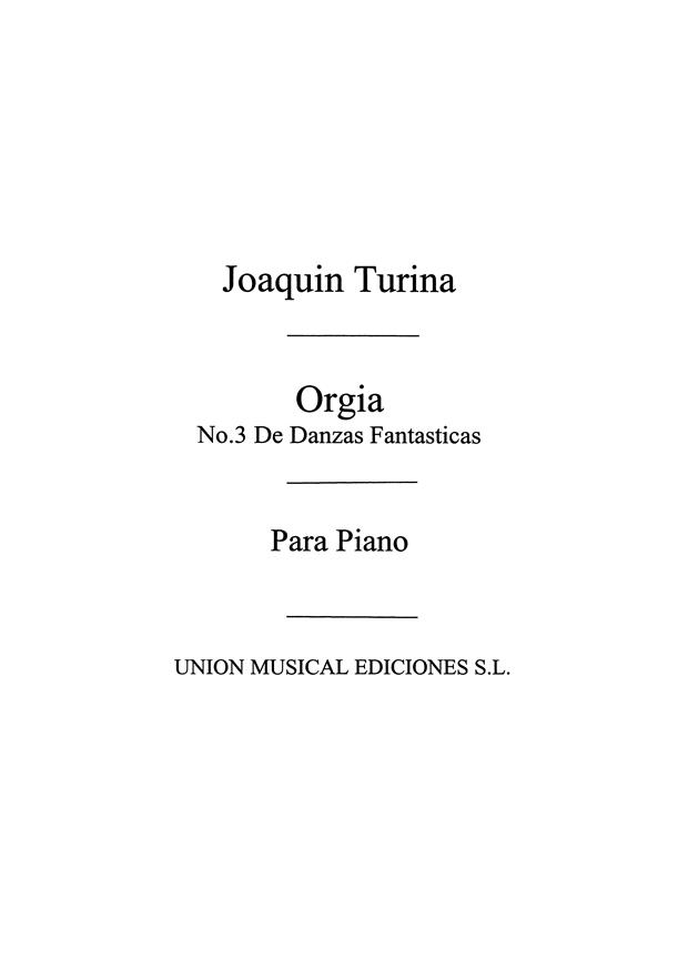 Orgia De Danzas Fantasticas For Piano