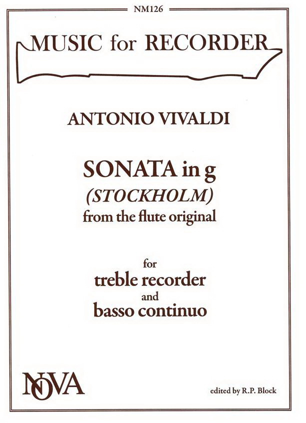 Sonata In G-Minor - Stockholm