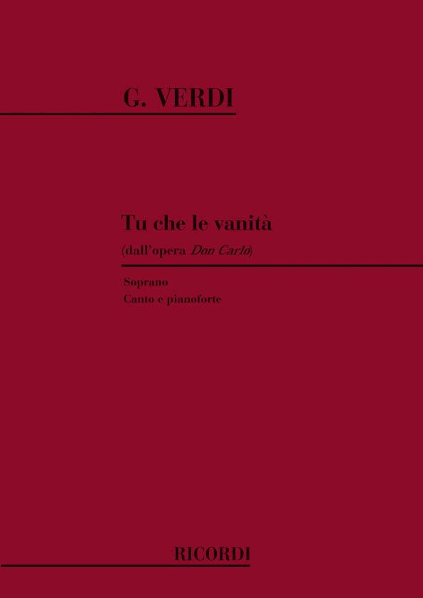 Don Carlo: Tu Che Le Vanita