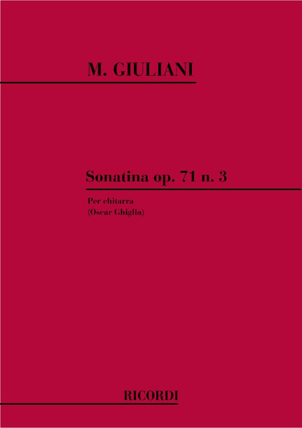 Mauro Giuliani: Sonatina Op. 71 N. 3