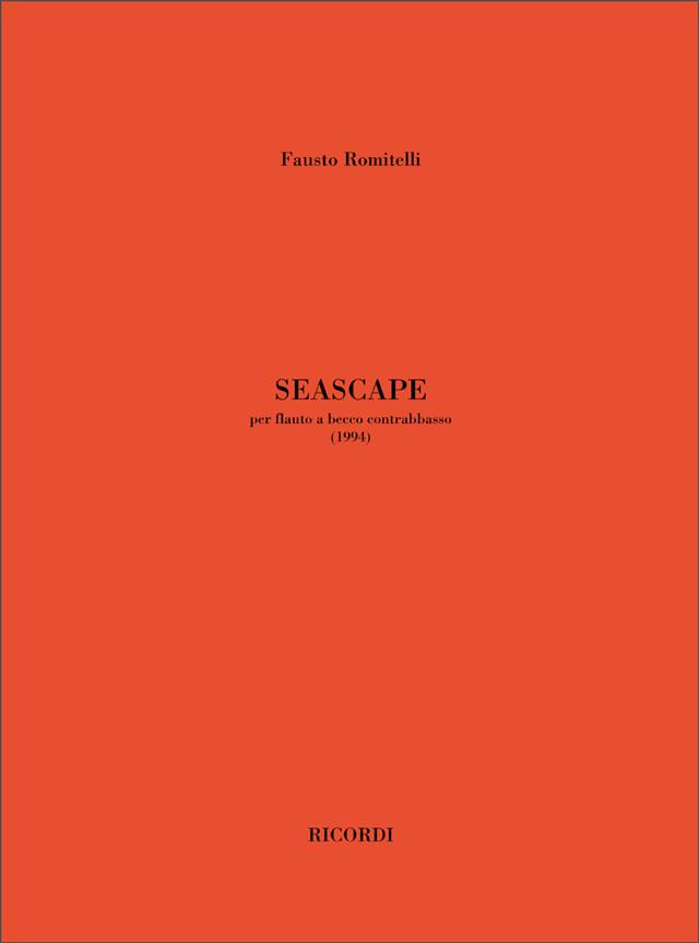 Seascape(Per Flauto A Becco Contrabbasso (2004))