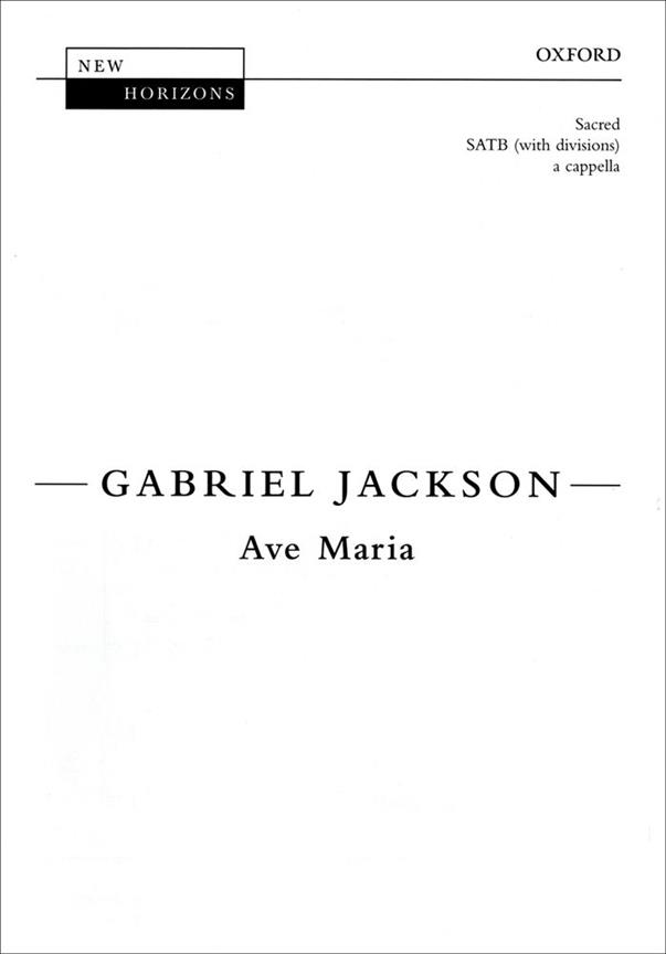 Gabriel Jackson: Ave Maria