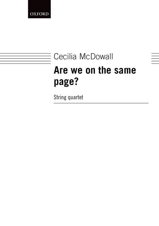 Cecllia McDowall: Are We On The Same Page?
