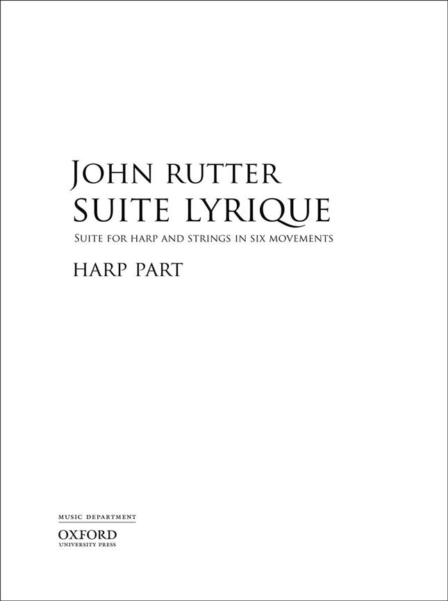 John Rutter: Suite Lyrique (Harp Part)