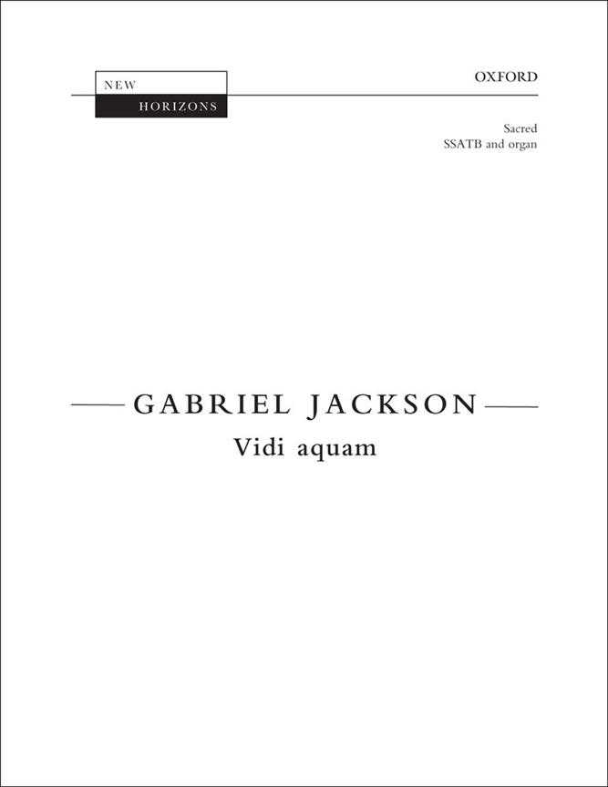 Gabriel Jackson: Vidi aquam