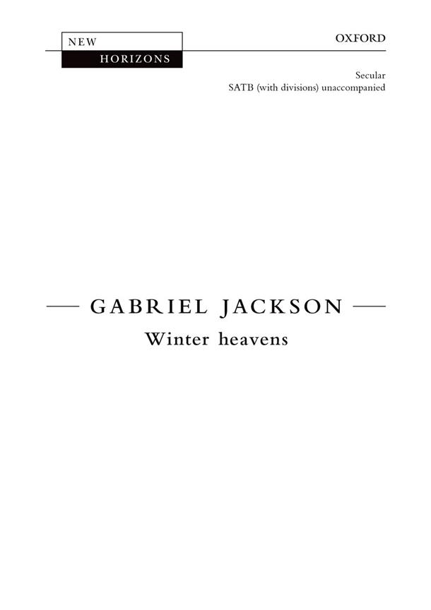 Gabriel Jackson: Winter Heavens