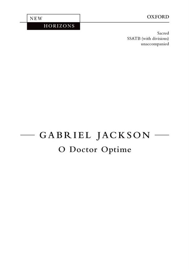 Gabriel Jackson: O Doctor Optime