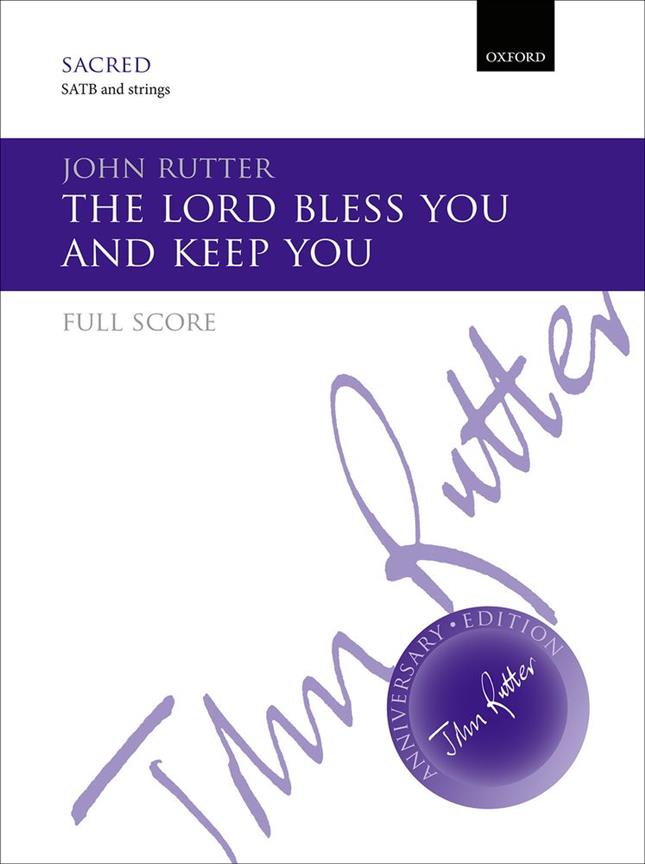 John Rutter: The Lord bless you and keep you (Partituur)