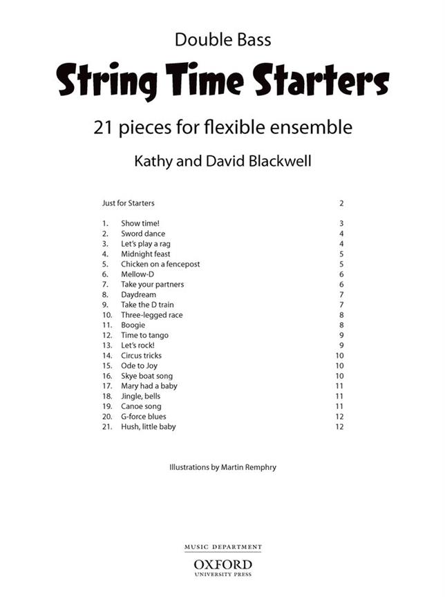 Blackwell: String Time Starters