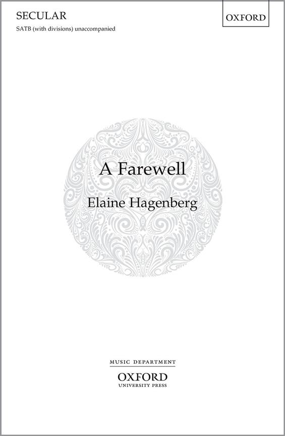 Elaine Hagenberg: A Farewell (Vocalscore)