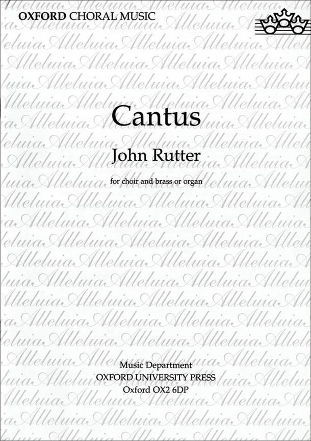 John Rutter: Cantus (SATB)