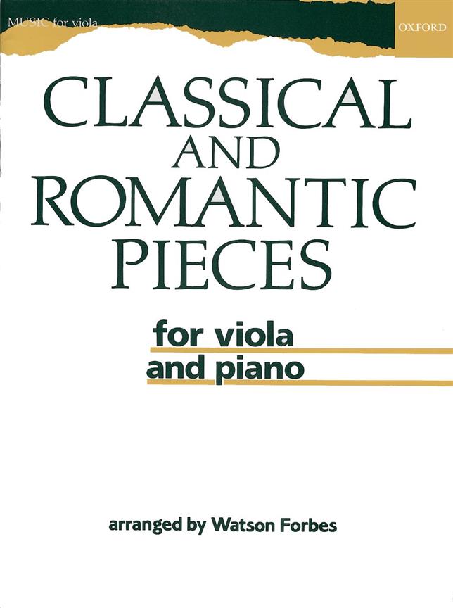 Watson Forbes: Classical and Romantic Pieces for Viola