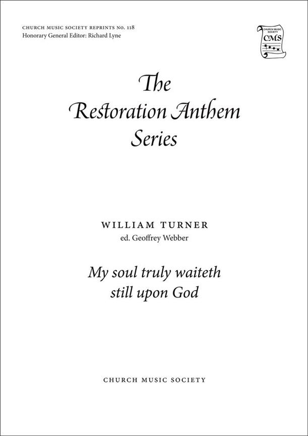 William Turner: My soul truly waiteth still upon God (SATB)
