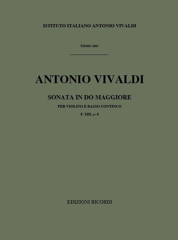 Sonata in Do Maggiore (D Major)(F.Xiii-8 - Tomo 366)