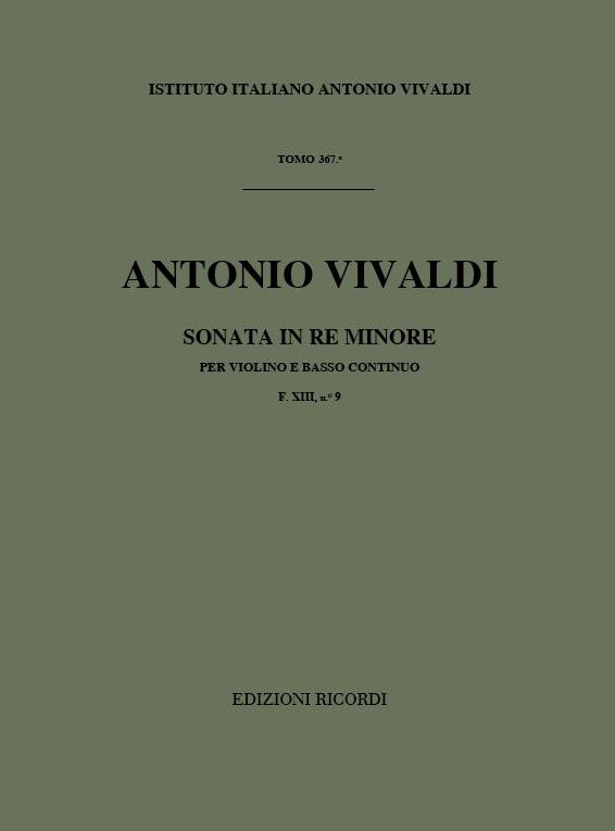 Sonata in Re Minore (d minor) Rv 15(F.Xiii-9 - Tomo 367)