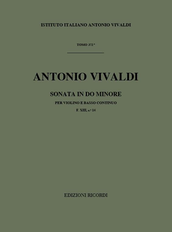 Sonata in Do Minore (C minor) Rv 6(F.Xiii-14 - Tomo 372)