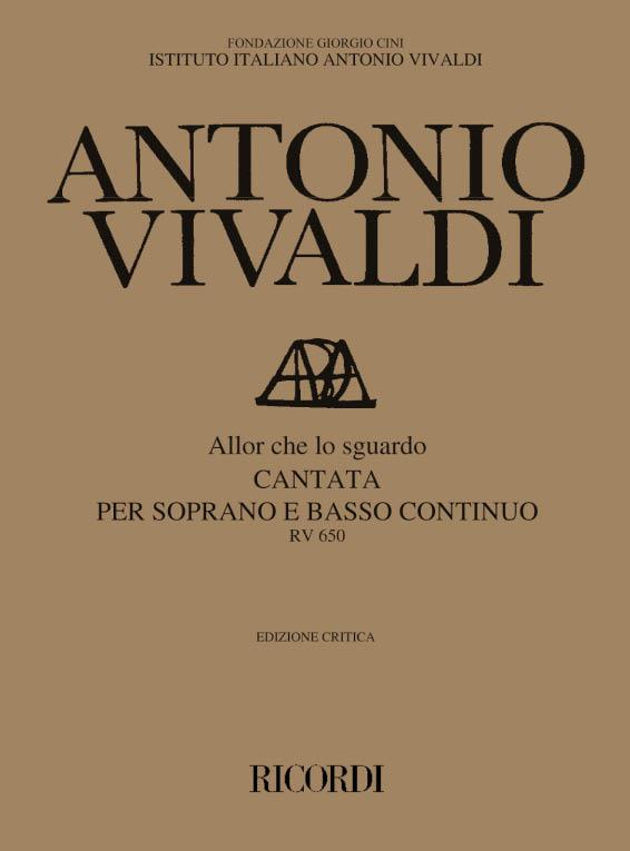 Vivaldi: Allor che so sguardo RV650