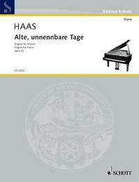 Alte Unnennbare Tage (Elegien