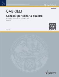 Gabrieli: Canzoni