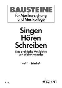 Singen Horen Schreiben 1 Lehrhef