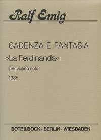 Cadenza and Fantasia