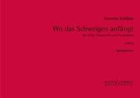 Wo das Schweigen anfangt