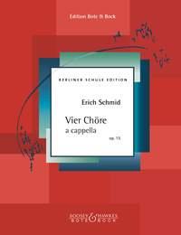 Vier Chore a cappella op. 15