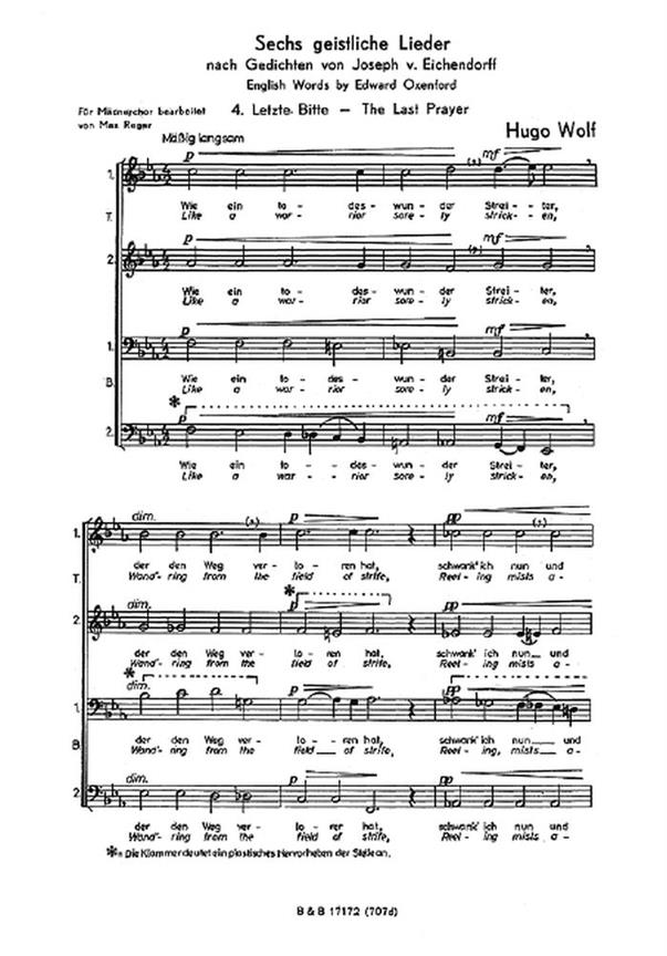 Six spiritual songs
