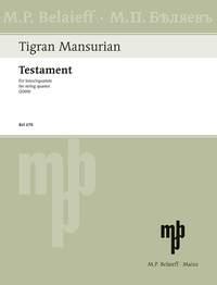 Tigran Mansurian: Testament