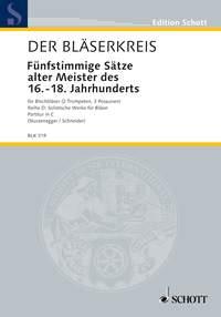 Funfstimmige Satze alter Meister