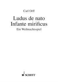 Ludus de nato Infante mirificus
