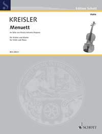 Kreisler: Menuet