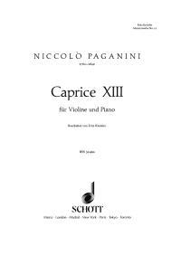 Niccolò Paganini: Caprice 13