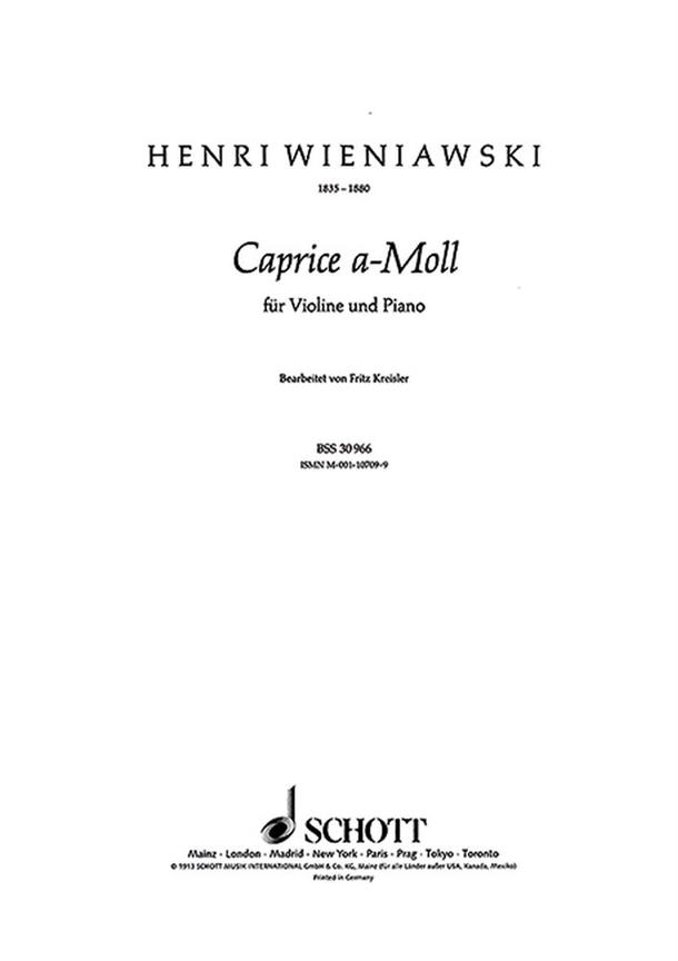 Henryk Wieniawski: Caprice A