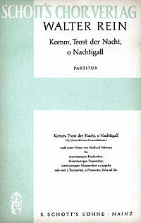 Komm, Trost der Nacht, o Nachtigall