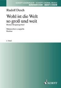 Wohl ist die Welt so gros und weit