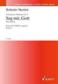 Tschechische Madrigale ? Ceske madrigaly