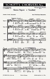 Vier japanische Chorlieder