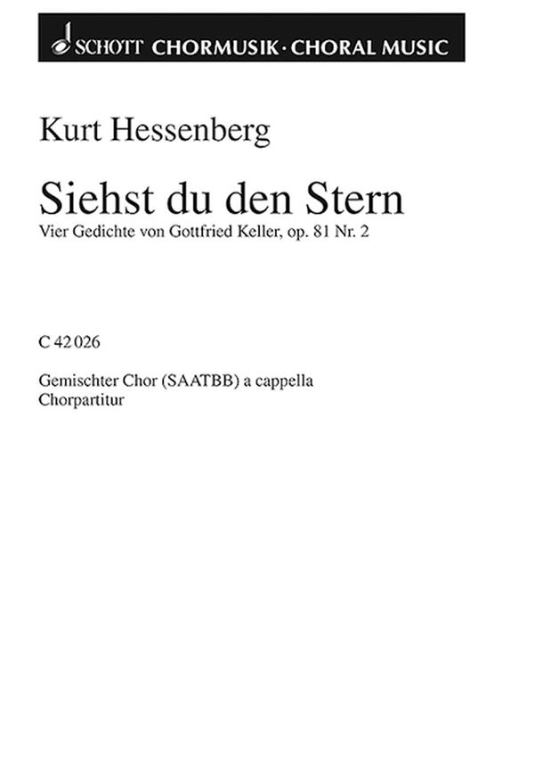 Vier Gedichte op. 81